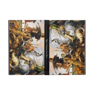 Wolf and Fox hunt Peter Paul Rubens masterpiece iPad Mini Cover