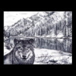 Wolf and Lake posters