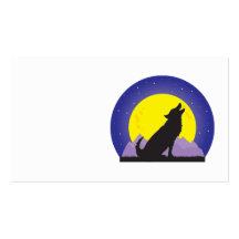 Wolf and Moon Business Cards