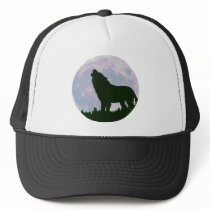 wolf and moon hats