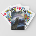 wolf and moon poker cards