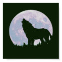 wolf and moon posters by wildlifeart wolf and moon posters