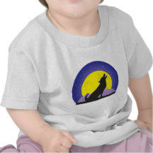 Wolf and Moon Tees