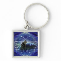 Wolf and the dreamcatcher key chain