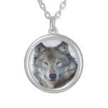 Wolf animal totem personalized necklace