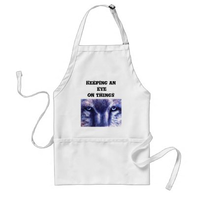 Wolf Apron by artbyjolyn