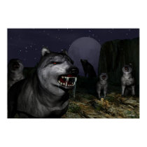 wolf attack poster posters by DragonCat wolf attack poster posters