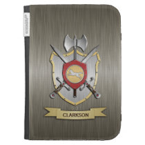 Wolf Battle Crest Armor Cases For Kindle