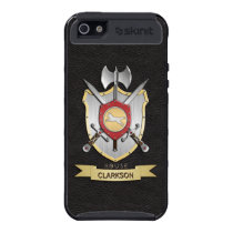 Wolf Battle Crest Black Case For iPhone 5