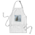 Wolf Blue Moon Apron