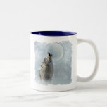 Wolf Blue Moon Coffee Mugs