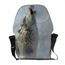 Wolf Blue Moon Rickshaw Messenger Bag