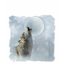 Wolf Blue Moon Shirt