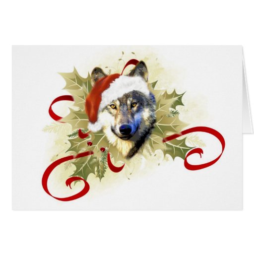 wolf-christmas-cards-zazzle