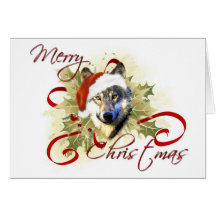 Wolf Christmas Cards
