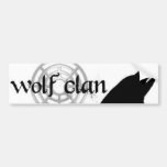 wolf clan bumpersticer bumper stickers