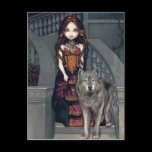 "Wolf Countess" Postcard