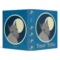 Wolf Customizable Art Binder