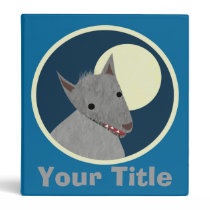 Wolf Customizable Art Binder