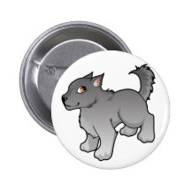 Wolf Design Button