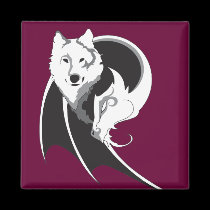 Wolf & Dragon Magnets magnets