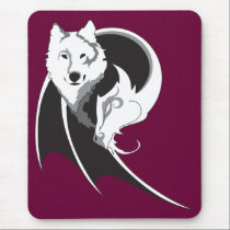 Wolf & Dragon Mousepad mousepads