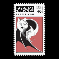Wolf & Dragon Postage Stamps stamps