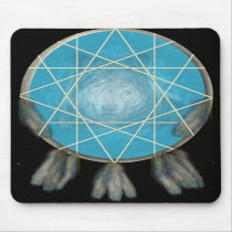 Wolf Dream Catcher MousePad