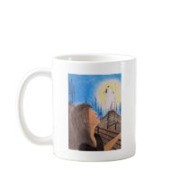 Wolf Dreamer mugs by EdmondHoggeJr Wolf Dreamer mugs