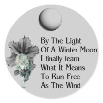 Wolf Dreams Stickers