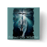 WOLF & EAGLE Wildlife Series buttons
