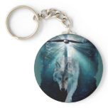 WOLF &amp; EAGLE Wildlife Series Key Chain