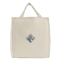 Wolf embroidered bags by ZazzleEmbroidery Wolf embroidered bags