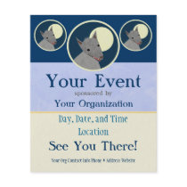 Wolf Event Flyer by wingedturtle Wolf Event Flyer