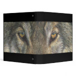 Wolf Eye Eyes Painting Art Binder