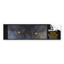 WOLF EYES Bumper sticker bumper stickers