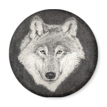 Wolf Eyes Magnet