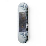 WOLF EYES Wildlife &amp; Mountains Custom Skate Board