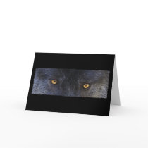 WOLF EYES Wildlife Supporter Greeting-cards