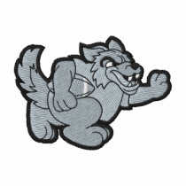 Wolf Football embroidered shirts by ZazzleEmbroidery Wolf Football embroidered shirts