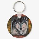 Wolf Framed keychains