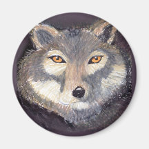 Wolf Fridge Magnets