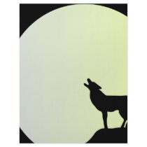 wolf full moon letterhead