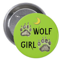 WOLF GIRL BUTTON