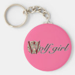 Wolf Girl Keychains