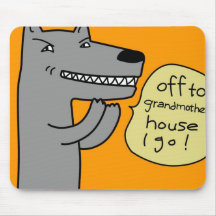 Wolf (golden) mouse pads
