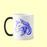 Wolf Head Cup for Lefties Coffee Mugs