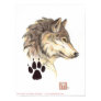 animal, art, artwork, canine, gift, grey, wolf,