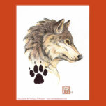 animal, art, artwork, canine, gift, grey, wolf,