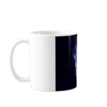 Wolf Howling at Moon Coffee Mug